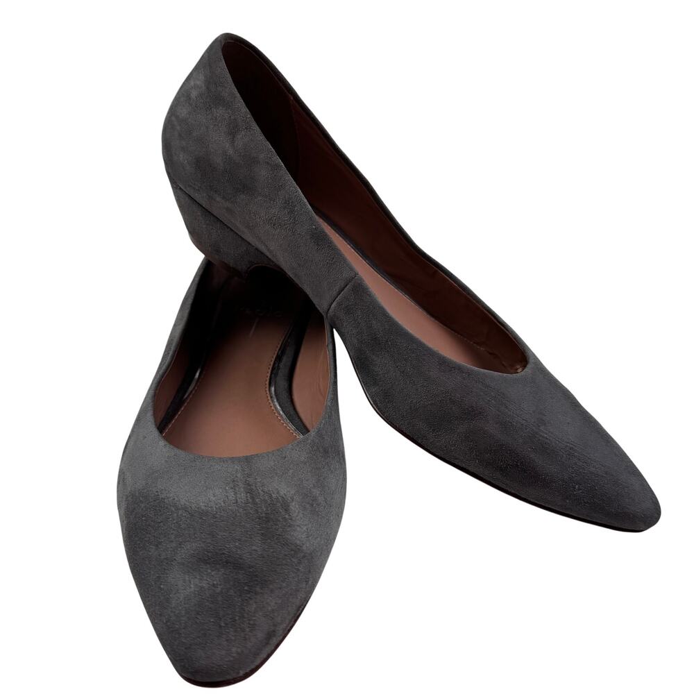 Linea Paolo Soft Suede Pointed Toe Slip On Classic Preppy Shoes Women's Size 8